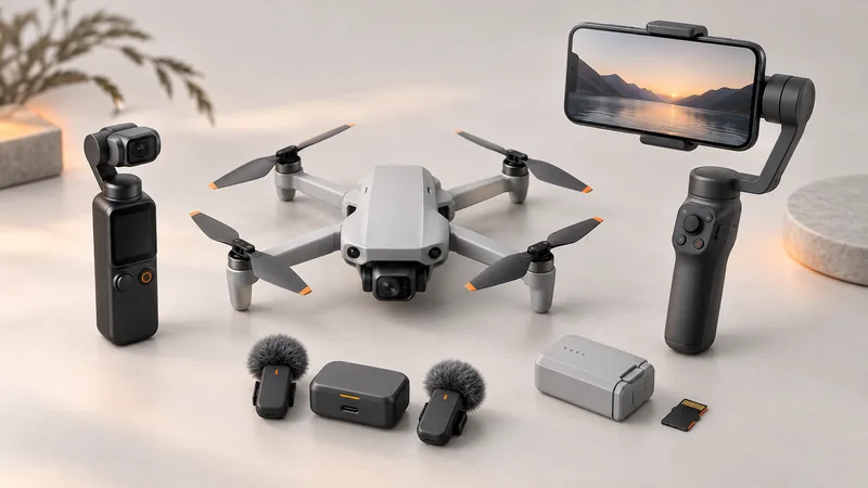 Техника для съёмки контента: камеры и дроны DJI в kstore.ee